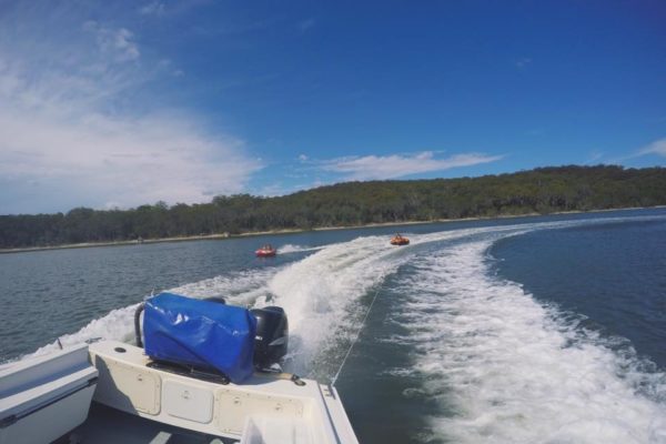 Out on the Boat at Mallacoota