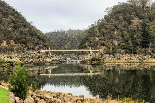 Cataract Gorge First Basin & suspension bridge